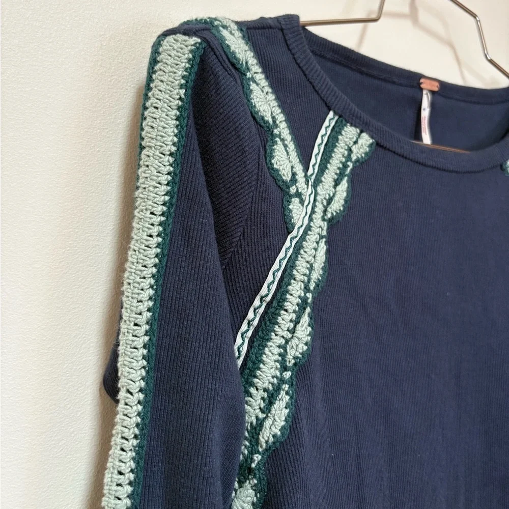 NWOT Free People Lost Love Long-Sleeve Top Size XS